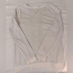 Lululemon Off-White Long Sleeve Top